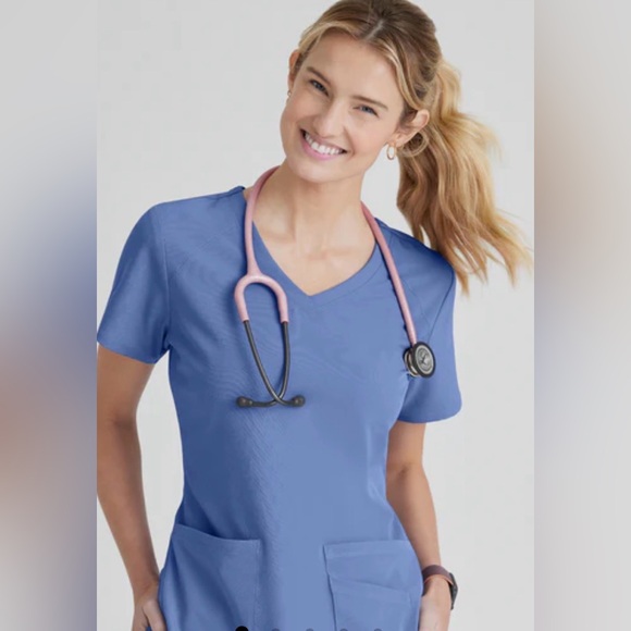 Skechers Ceil Blue Straight Leg Cargo Scrub Set.  Sz XL/L - Picture 3 of 17